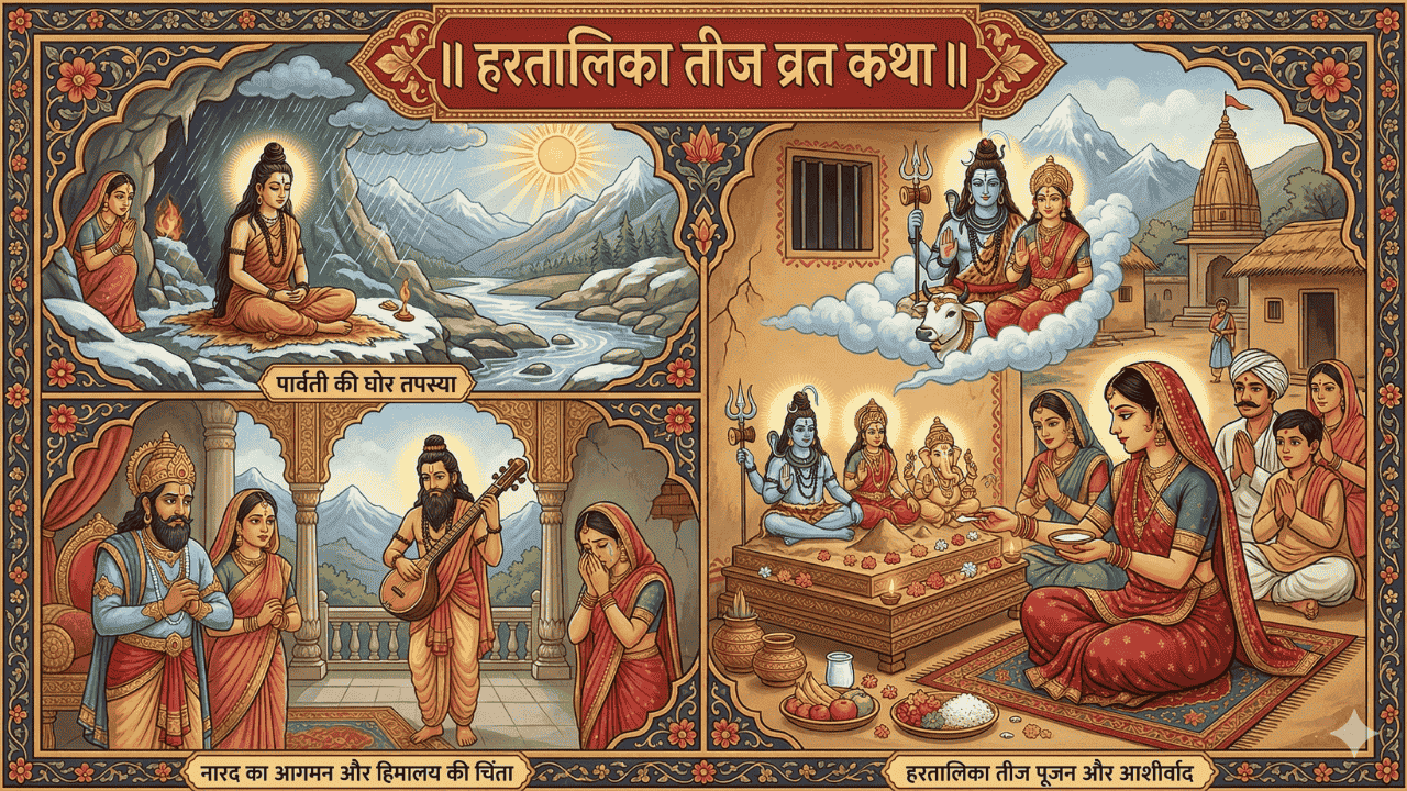 हरतालिका तीज व्रत कथा