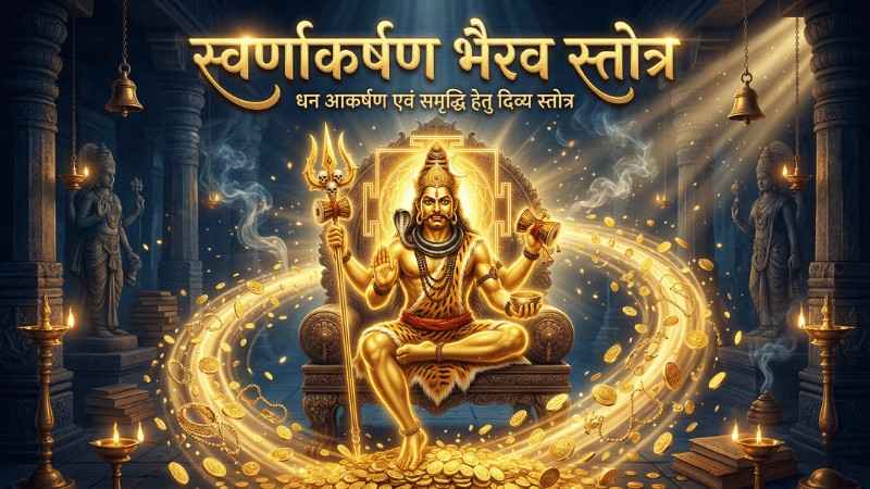 स्वर्णाकर्षण भैरव स्तोत्र, हिन्दी अर्थ, लाभ एवं विधि