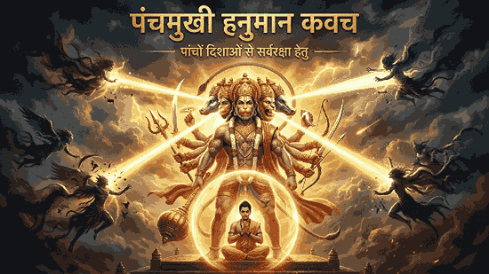 पंचमुखी हनुमान कवच, हिन्दी अर्थ, लाभ और विधि