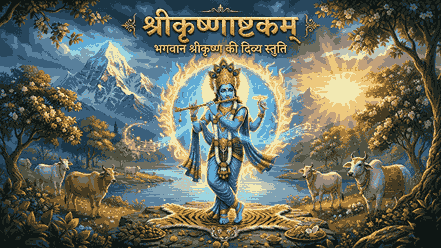 सम्पूर्ण श्रीकृष्णाष्टकम्