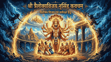 श्री त्रैलोक्यविजय नृसिंह कवचम्